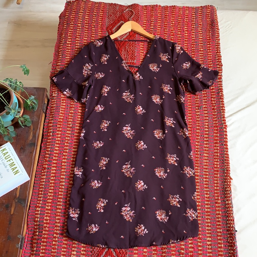 Floral Short Sleeve Dress